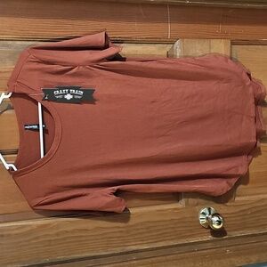 Crazy Train Solid Choice Ribbed Tee